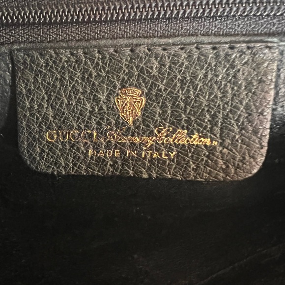 Vintage Gucci GG Supreme Sherry Line Navy Monogram Canvas Boston Bag - Picture 4 of 16